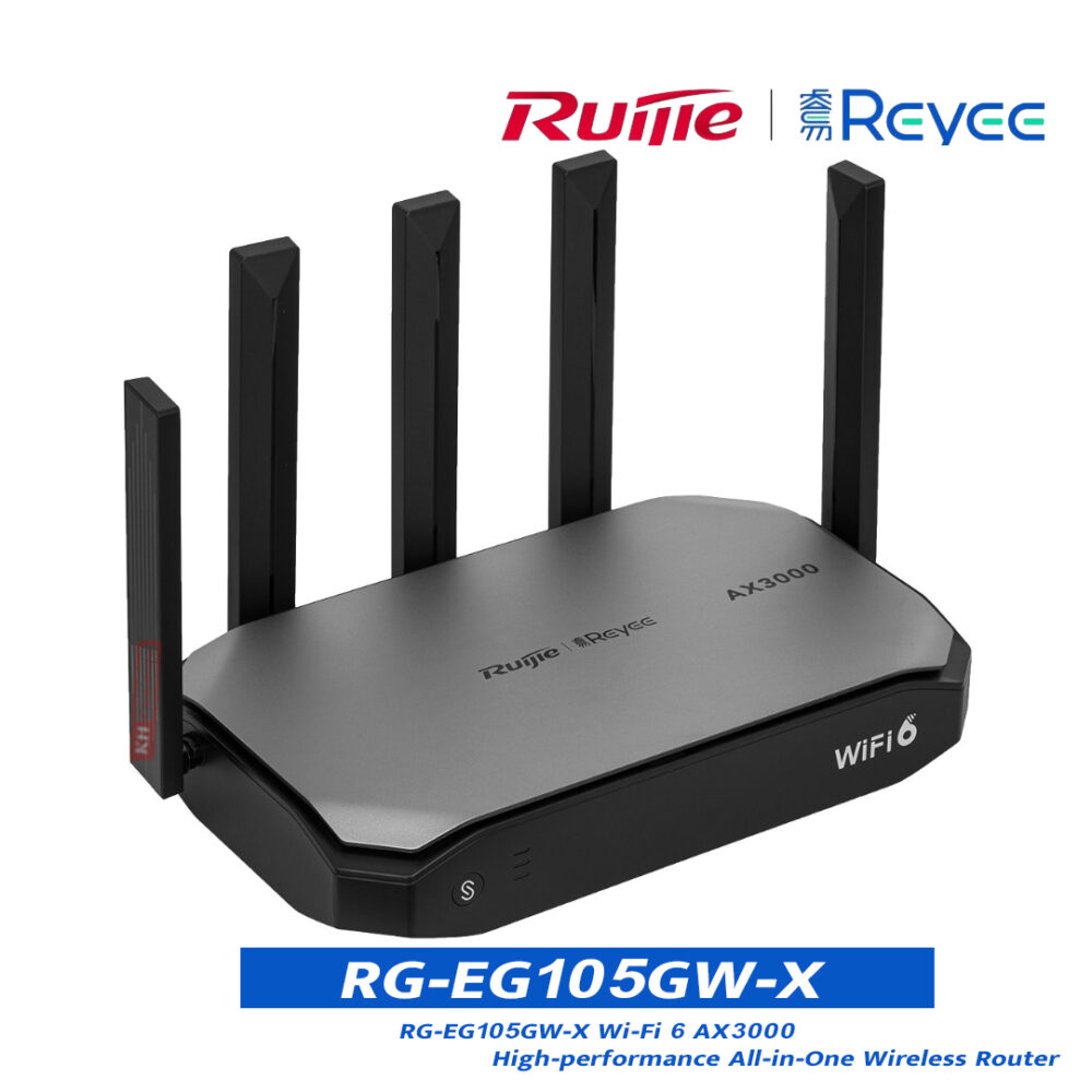 RG-EG105GW-X Wi-Fi 6 AX3000 High-performance All-in-One Wireless Router